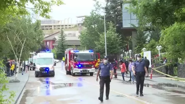 Başkentte bir huzurevinde yangın çıktı (3) Başkentte bir huzurevinde yangın çıktı (3)