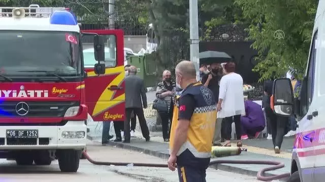 Başkentte bir huzurevinde yangın çıktı (3) Başkentte bir huzurevinde yangın çıktı (3)