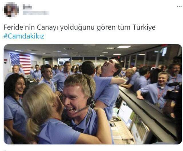 Camdaki Kız'da Feride'nin Cana'nın saçlarına yapıştığı anlar sosyal medyada gündem oldu Camdaki Kız'da Feride'nin Cana'nın saçlarına yapıştığı anlar sosyal medyada gündem oldu