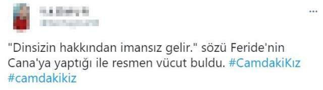 Camdaki Kız'da Feride'nin Cana'nın saçlarına yapıştığı anlar sosyal medyada gündem oldu Camdaki Kız'da Feride'nin Cana'nın saçlarına yapıştığı anlar sosyal medyada gündem oldu