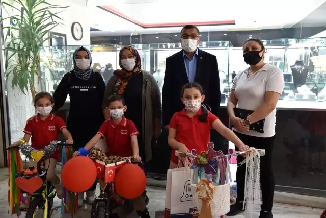 Çan'da en güzel bisiklet yarışması düzenlendi Çan'da en güzel bisiklet yarışması düzenlendi