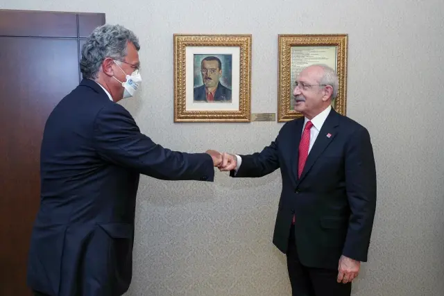 CHP Genel Başkanı Kılıçdaroğlu, TÜSİAD heyetini kabul etti CHP Genel Başkanı Kılıçdaroğlu, TÜSİAD heyetini kabul etti