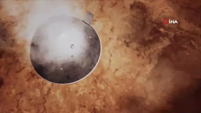 Çin'in Mars keşif aracı Zhurong, Kızıl Gezegen'den fotoğraf gönderdi Çin'in Mars keşif aracı Zhurong, Kızıl Gezegen'den fotoğraf gönderdi