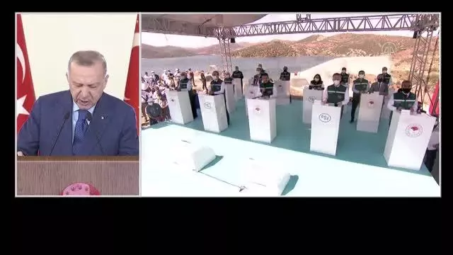 Son dakika haberi | Cumhurbaşkanı Erdoğan, Kilis Yukarı Afrin Barajı ve Kilis Yukarı Afrin İçmesuyu İsale Hattı Açılış Töreni'ne canlı bağlantıyla katıldı Son dakika haberi | Cumhurbaşkanı Erdoğan, Kilis Yukarı Afrin Barajı ve Kilis Yukarı Afrin İçmesuyu İsale Hattı Açılış Töreni'ne canlı bağlantıyla katıldı