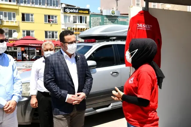 DASKUT'tan deprem standı DASKUT'tan deprem standı