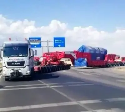 Dev trafo kontrollü bir şekilde taşındı Dev trafo kontrollü bir şekilde taşındı