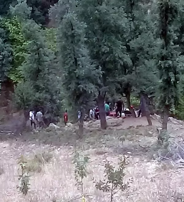 UÇURUMA YUVARLANINCA YARALANDI UÇURUMA YUVARLANINCA YARALANDI