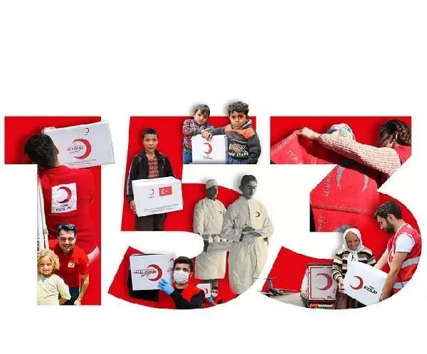 Türk Kızılay 153. kuruluş yıl dönümünü kutluyor Türk Kızılay 153. kuruluş yıl dönümünü kutluyor