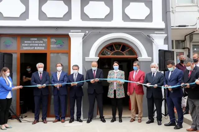 Edirne'de tarihi binalar restore ediliyor Edirne'de tarihi binalar restore ediliyor
