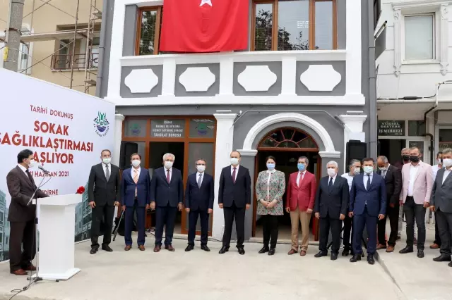 Edirne'de tarihi binalar restore ediliyor Edirne'de tarihi binalar restore ediliyor