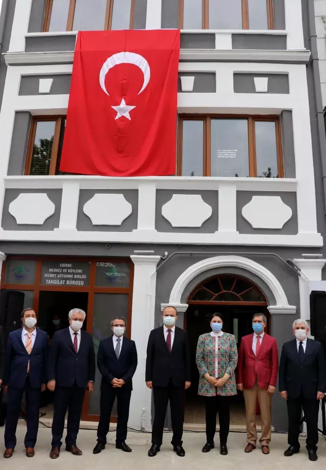 Edirne'de tarihi binalar restore ediliyor Edirne'de tarihi binalar restore ediliyor