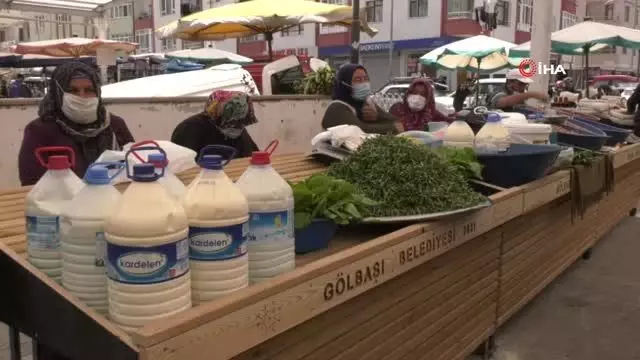 Gölbaşı'ndaki Köylü Pazarı yeni yüzüyle hizmete açıldı Gölbaşı'ndaki Köylü Pazarı yeni yüzüyle hizmete açıldı