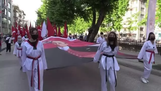 KASTAMONU - 4 gün süren 'Atatürk ve İstiklal Yolu Yürüyüşü' sona erdi KASTAMONU - 4 gün süren 'Atatürk ve İstiklal Yolu Yürüyüşü' sona erdi