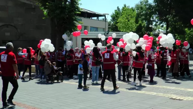 Kayseri'de Türk Kızılay'ın 153. yılı kutlandı Kayseri'de Türk Kızılay'ın 153. yılı kutlandı