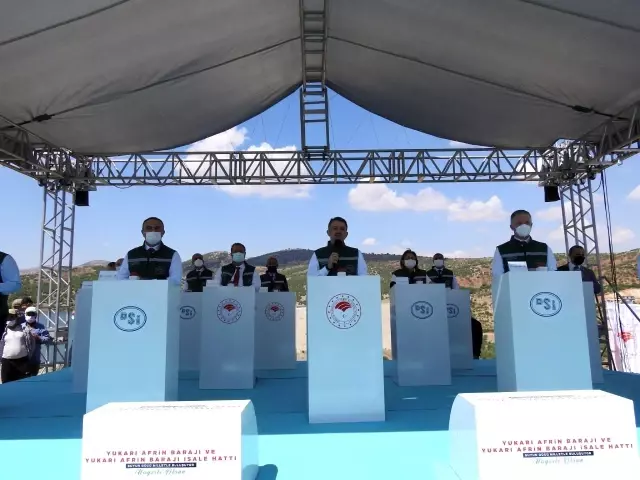 Kilis'in 2050 yılına kadarki su ihtiyacını sağlayacak olan baraj hizmete açıldı Kilis'in 2050 yılına kadarki su ihtiyacını sağlayacak olan baraj hizmete açıldı
