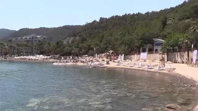Marmaris İçmeler Halk Plajı hizmete açıldı Marmaris İçmeler Halk Plajı hizmete açıldı