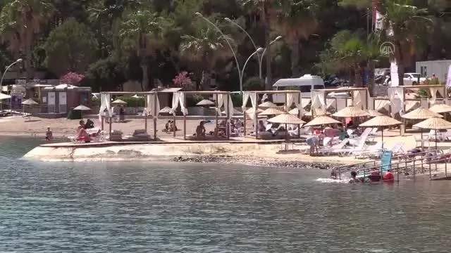 Marmaris İçmeler Halk Plajı hizmete açıldı Marmaris İçmeler Halk Plajı hizmete açıldı
