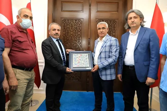 MGC'den Başkan Güder'e istişare ziyareti MGC'den Başkan Güder'e istişare ziyareti