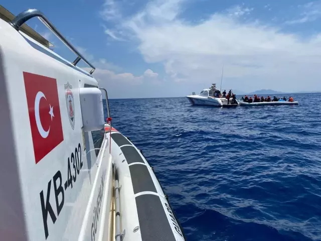 Muğla'da 107 düzensiz göçmen yakalandı Muğla'da 107 düzensiz göçmen yakalandı