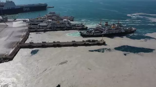 Müsilaj temizlik çalışmaları sürüyor Müsilaj temizlik çalışmaları sürüyor