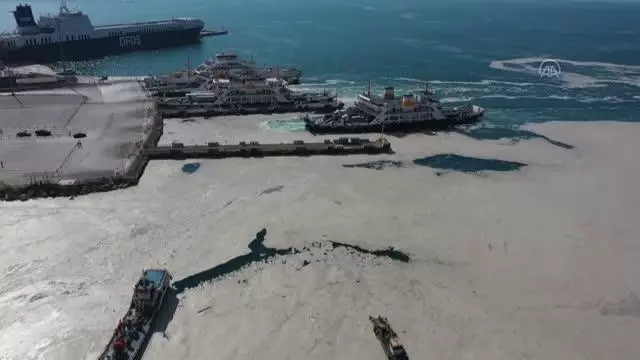 Müsilaj temizlik çalışmaları sürüyor Müsilaj temizlik çalışmaları sürüyor