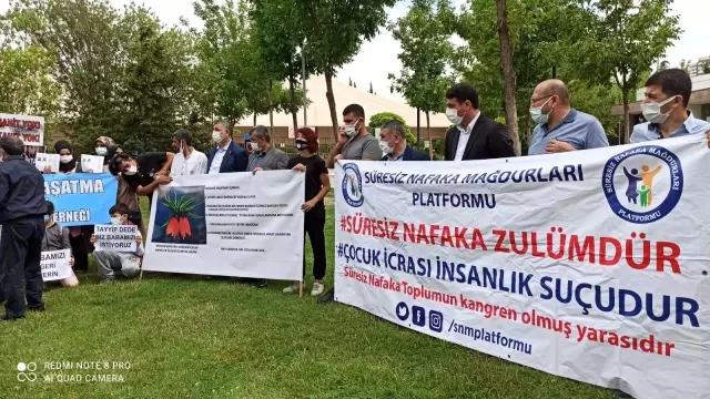 Nafaka mağdurları Ankara'da Nafaka mağdurları Ankara'da