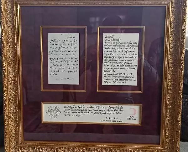 OSMANLI ASKERİNİN MEKTUBU, TORUNUNUN EVİNDE OSMANLI ASKERİNİN MEKTUBU, TORUNUNUN EVİNDE