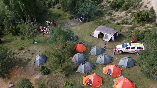 Sağlığın gönüllü komandoları 3 günlük kamp sonrası olası afetlere hazır Sağlığın gönüllü komandoları 3 günlük kamp sonrası olası afetlere hazır
