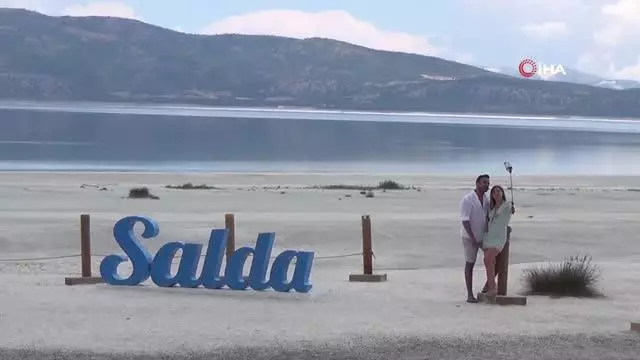 Salda Gölü ziyaretçileri ile buluşmaya başladı Salda Gölü ziyaretçileri ile buluşmaya başladı