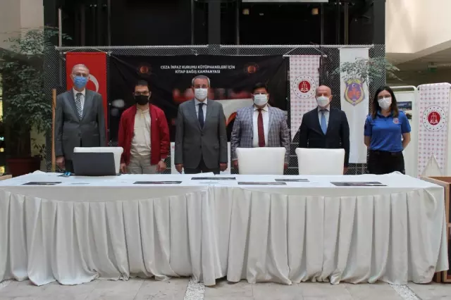 Samsun'da ceza infaz kurumları kütüphanelerine destek kampanyası Samsun'da ceza infaz kurumları kütüphanelerine destek kampanyası
