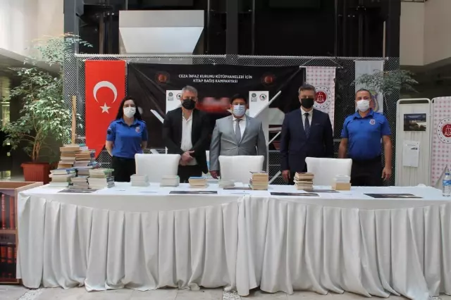 Samsun'da ceza infaz kurumları kütüphanelerine destek kampanyası Samsun'da ceza infaz kurumları kütüphanelerine destek kampanyası