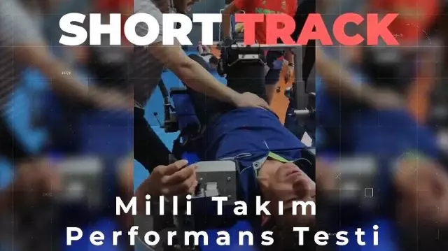 Short Track Olimpik milli takımı sezon başı performans testinde Short Track Olimpik milli takımı sezon başı performans testinde