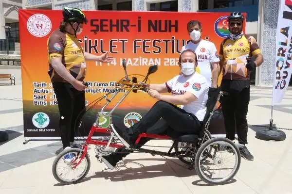 ŞIRNAK'TA 'ŞEHRİ-NUH BİSİKLET FESTİVALİ' BAŞLADI ŞIRNAK'TA 'ŞEHRİ-NUH BİSİKLET FESTİVALİ' BAŞLADI