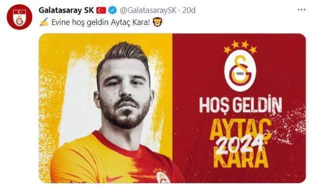 Son Dakika: Galatasaray, Alpaslan Öztürk ve Aytaç Kara'yla 3 yıllık sözleşme imzaladı Son Dakika: Galatasaray, Alpaslan Öztürk ve Aytaç Kara'yla 3 yıllık sözleşme imzaladı