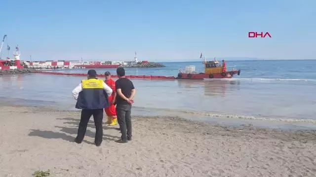 TEKİRDAĞ SAHİLLERİNDE 'MÜSİLAJ' TEMİZLİĞİ SÜRÜYOR TEKİRDAĞ SAHİLLERİNDE 'MÜSİLAJ' TEMİZLİĞİ SÜRÜYOR