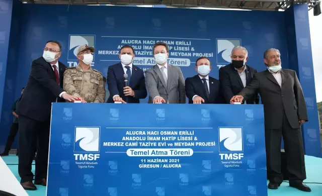TMSF'nin yaptıracağı okul ve taziye evinin temeli atıldı TMSF'nin yaptıracağı okul ve taziye evinin temeli atıldı