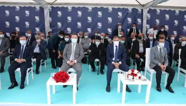 TMSF'nin yaptıracağı okul ve taziye evinin temeli atıldı TMSF'nin yaptıracağı okul ve taziye evinin temeli atıldı