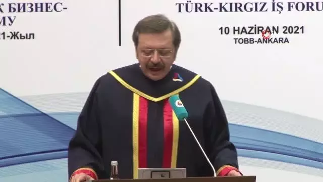 TOBB ETÜ'den Kırgız Cumhuriyeti Cumhurbaşkanı Caparov'a fahri doktora TOBB ETÜ'den Kırgız Cumhuriyeti Cumhurbaşkanı Caparov'a fahri doktora