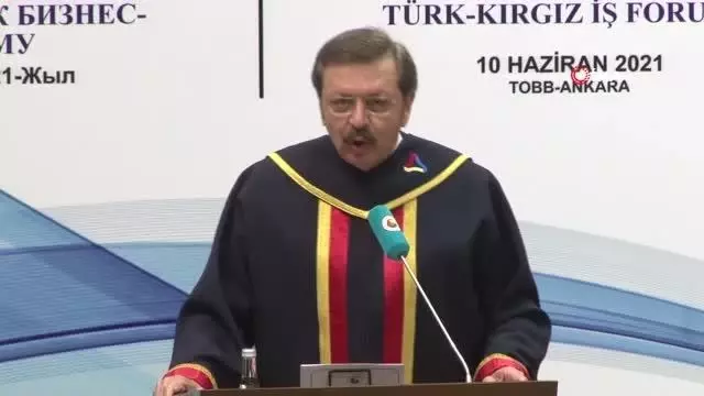 TOBB ETÜ'den Kırgız Cumhuriyeti Cumhurbaşkanı Caparov'a fahri doktora TOBB ETÜ'den Kırgız Cumhuriyeti Cumhurbaşkanı Caparov'a fahri doktora
