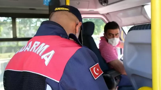 Jandarma'dan dolmuşlarda sivil denetim Jandarma'dan dolmuşlarda sivil denetim