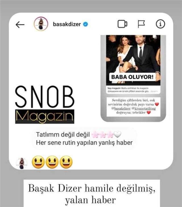 Başak Dizer Tatlıtuğ'un hamile olduğu iddiası Başak Dizer Tatlıtuğ'un hamile olduğu iddiası