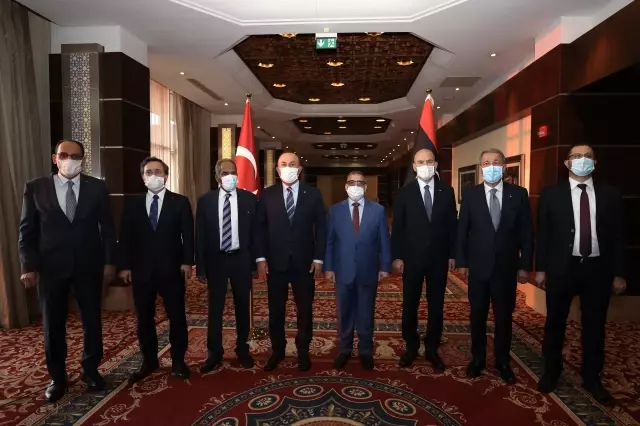 Son dakika haber! Dışişleri Bakanı Çavuşoğlu, Libya Devlet Yüksek Konseyi Başkanı Mişri ile görüştü