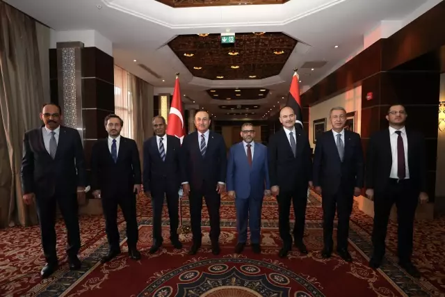 Son dakika haber! Dışişleri Bakanı Çavuşoğlu, Libya Devlet Yüksek Konseyi Başkanı Mişri ile görüştü