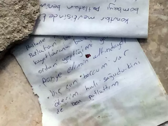 Ölümle biten araç yangınında 'Bombayı ben patlattım' notu ekipleri alarma geçirdi