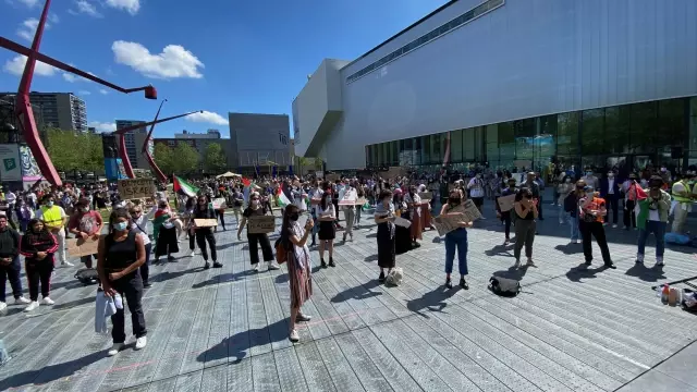 ROTTERDAM - Hollanda'da Filistin'e destek gösterisi
