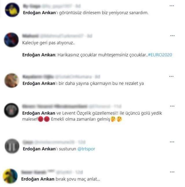 İtalya-Türkiye maçını anlatan Erdoğan Arıkan ve Levent Özçelik'e tepki yağdı İtalya-Türkiye maçını anlatan Erdoğan Arıkan ve Levent Özçelik'e tepki yağdı