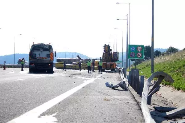Son dakika haberleri! Kaza yapan vinç sürücüsü: Güneş vurunca mayıştım