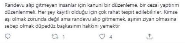 Randevu aldılar ama aşı olmadılar! O vatandaşlar sosyal medyada topa tutuldu Randevu aldılar ama aşı olmadılar! O vatandaşlar sosyal medyada topa tutuldu