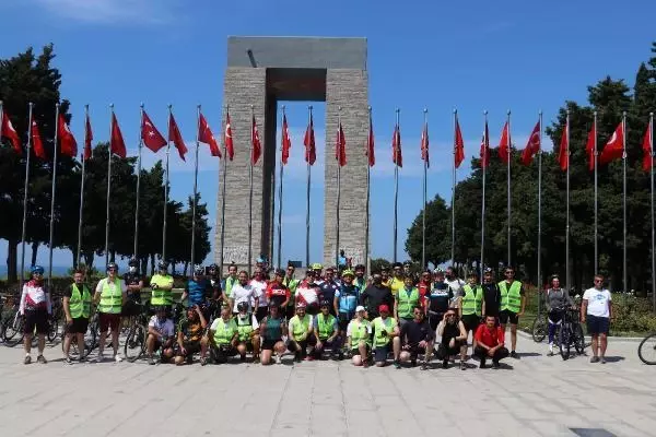 Son dakika haber | ŞEHİTLER İÇİN PEDAL ÇEVİRDİLER
