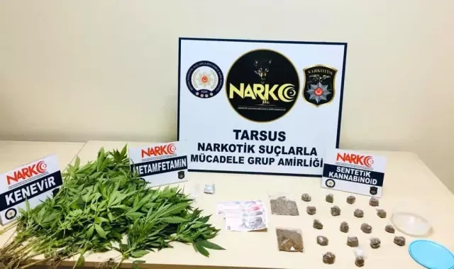 Tarsus'ta uyuşturucu operasyonunda 4 tutuklama
